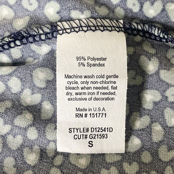 Stitch Fix Kaileigh Size Small Slinky Knit Faux Wrap Dress Sleeveless Navy Green - Picture 8 of 8